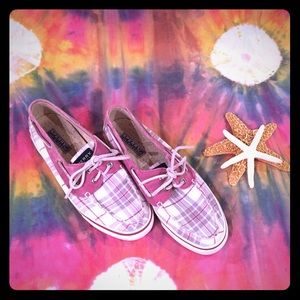 Plaid Sperry top-siders